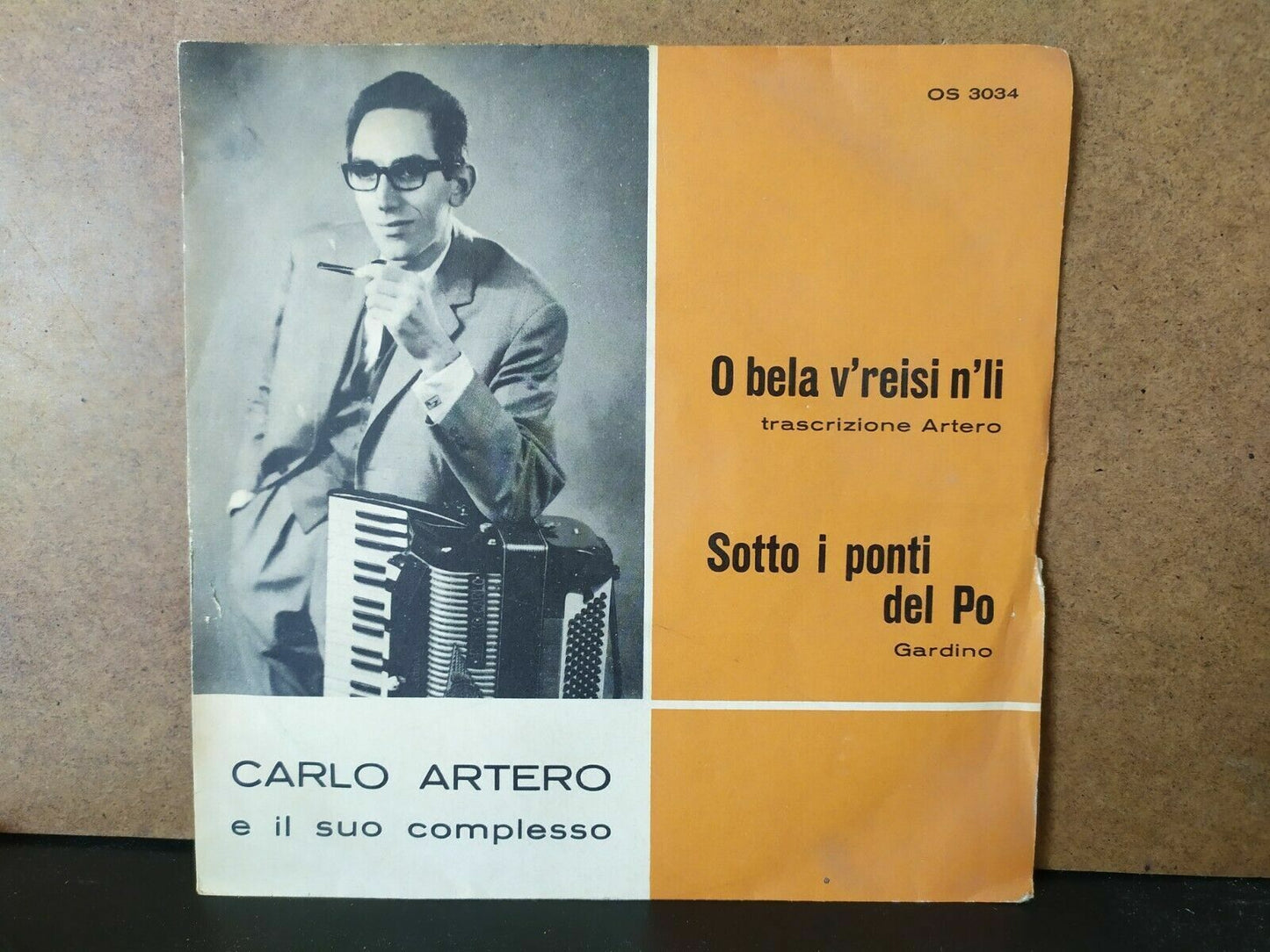 Carlo Artero And His Complex – O Bela V'Reisi N'Li / Under the Bridges of the Po