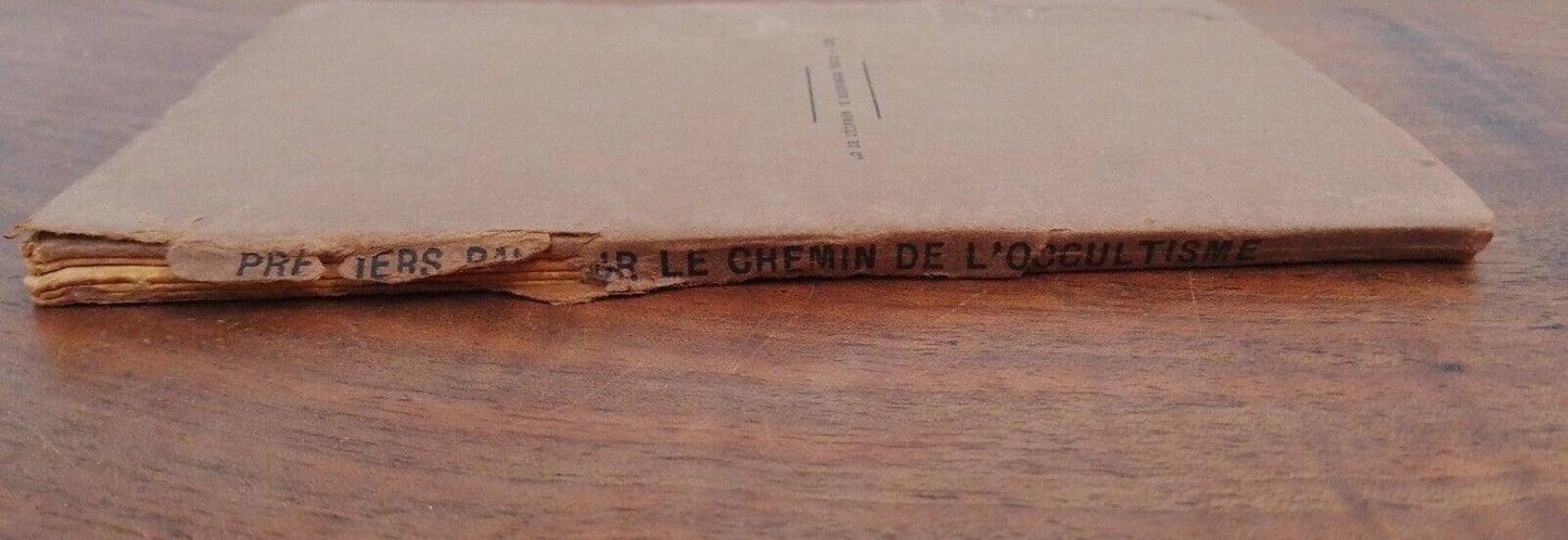 Premiers pas sur le chemin de l'occultisme - Blavatsky - ed. Adyar, 1923 RARO