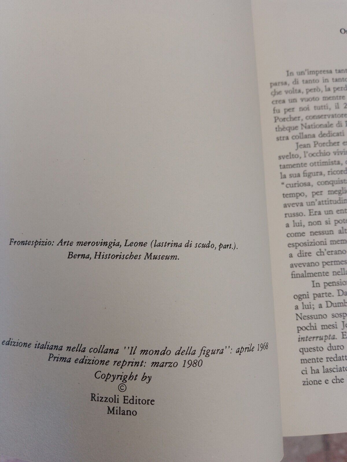 l'Europa delle Invasioni barbariche, J. Hubert-Porcher-Volbach, BUR 1980