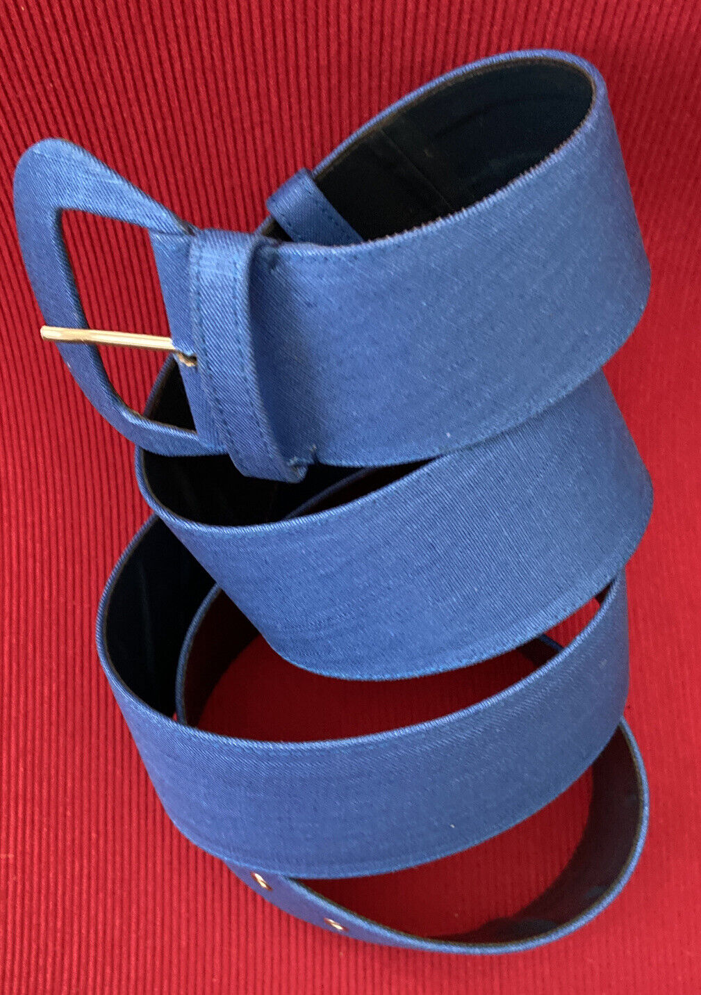 Wide Blue Belt