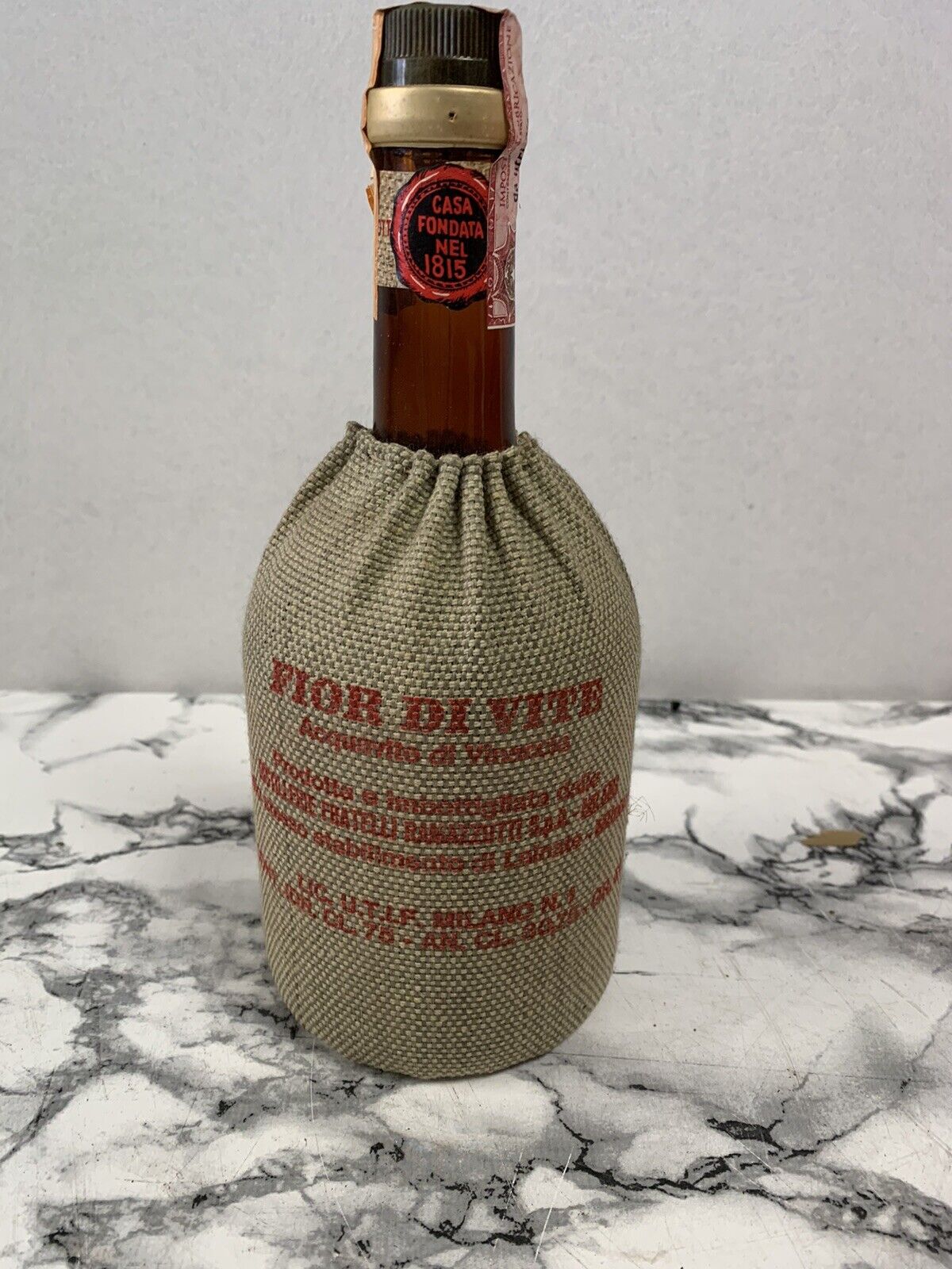 Bottiglia Fior di Vite - Grappa Stravecchia Ramazzotti