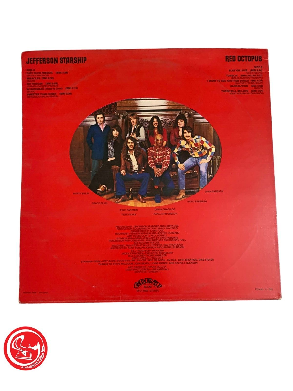 Jefferson Starship Red Octopus