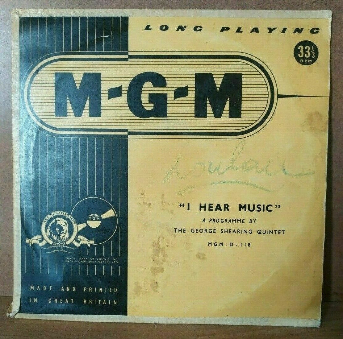 MGM "J'entends de la musique"