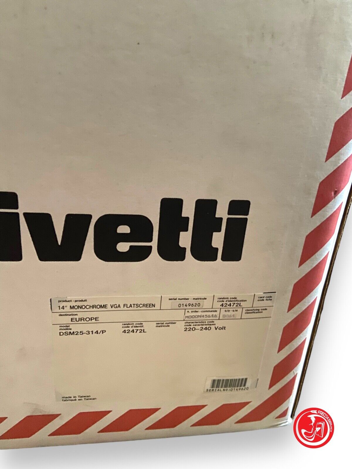 Schéma informatique Olivetti - DSM 25-314/P
