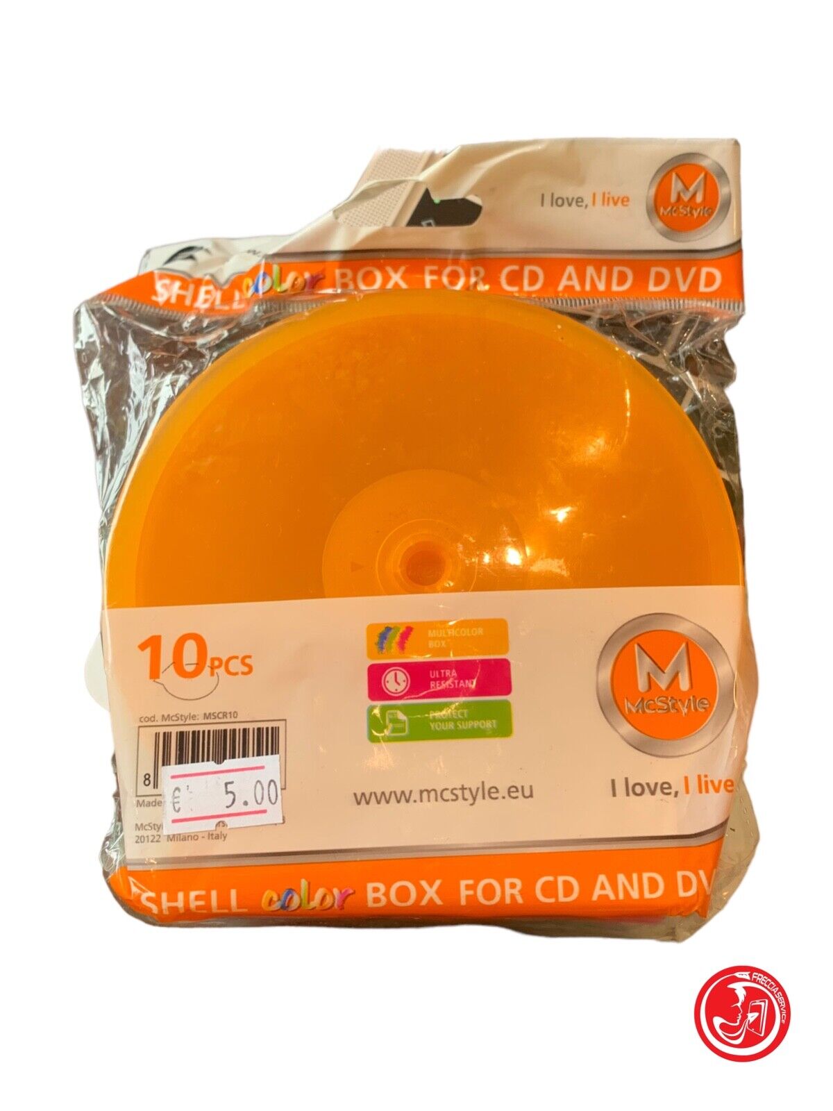HOUSSES CD/DVD COULEURS 5
