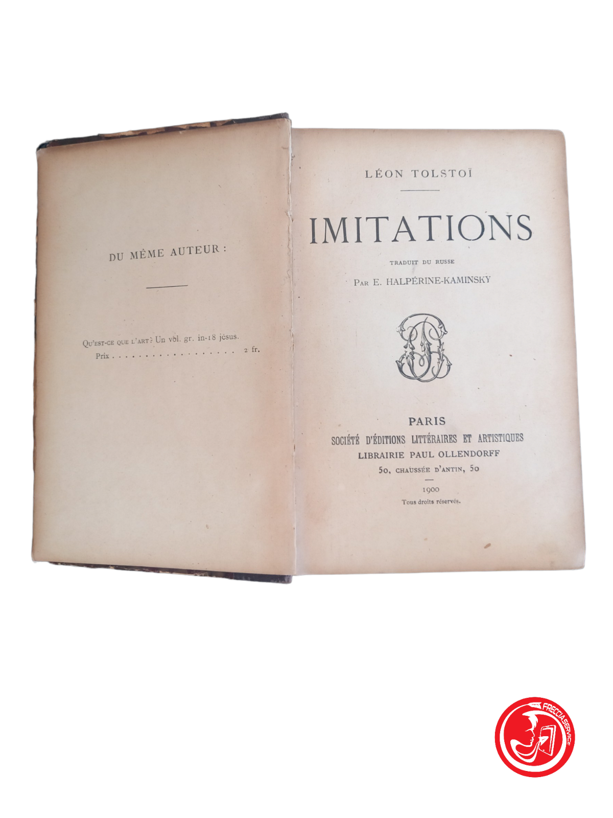 Léon Tolstoi IMITATIONS, 1900
