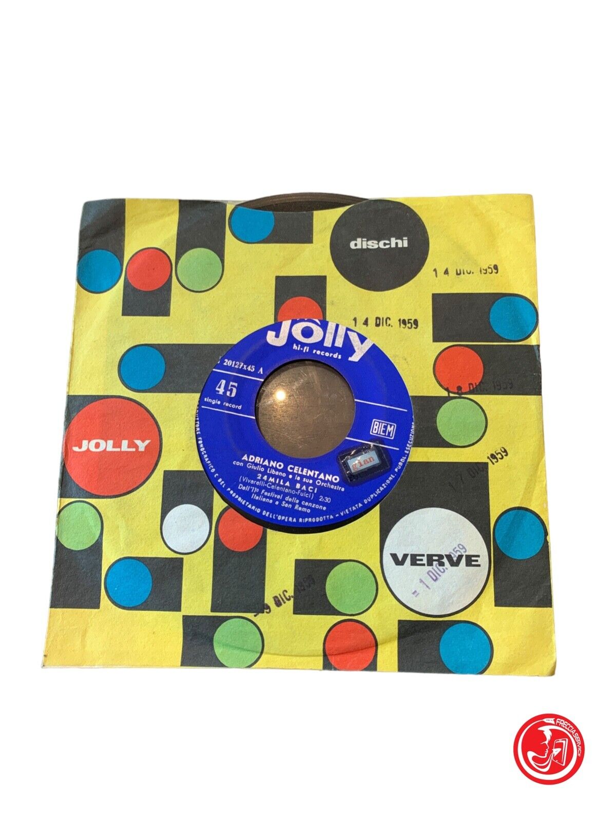 Adriano Celentano Con Giulio Libano E La Sua Orchestra - 24Mila Baci