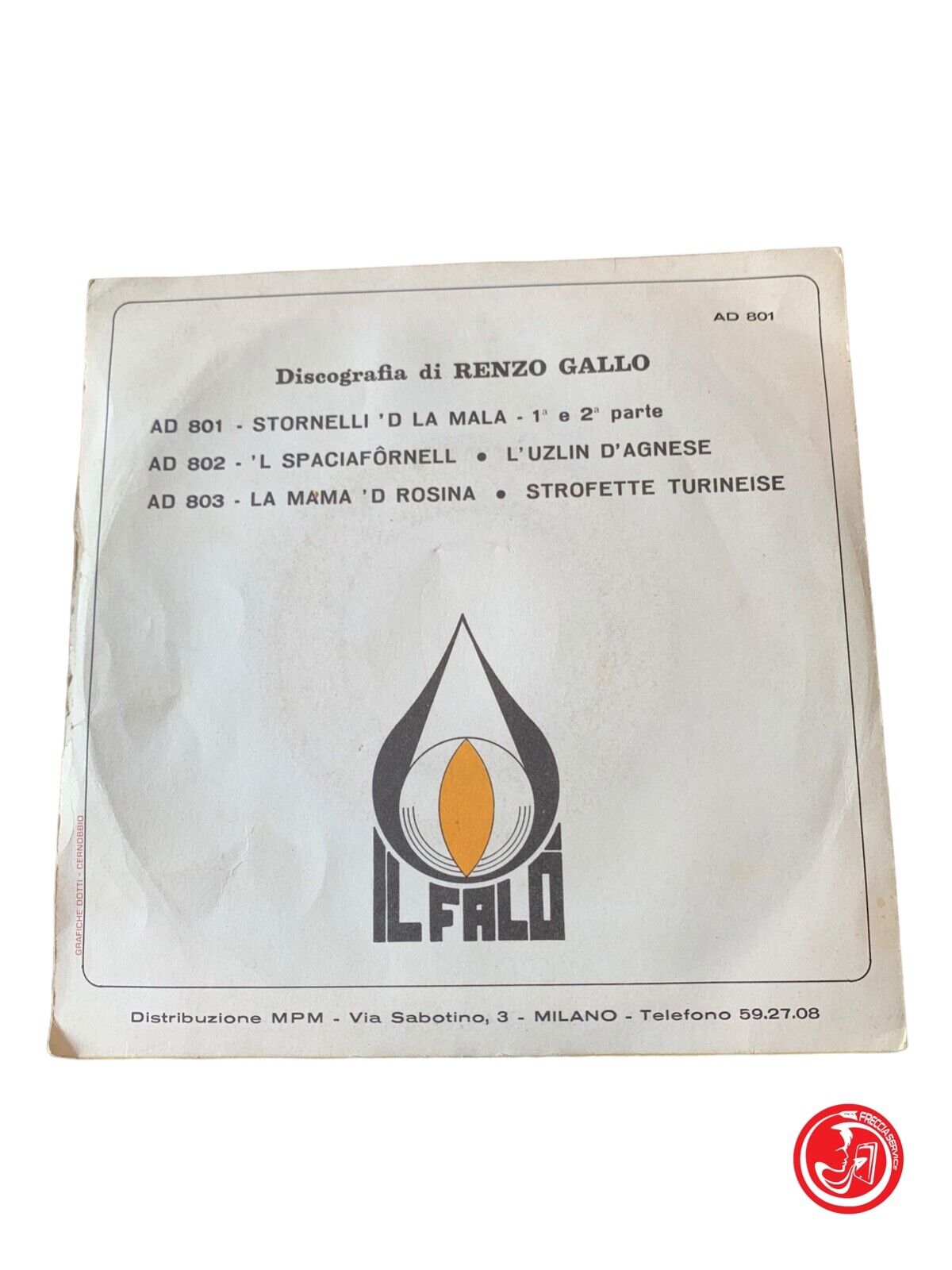 Renzo Gallo – Stornelli 'D La Mala