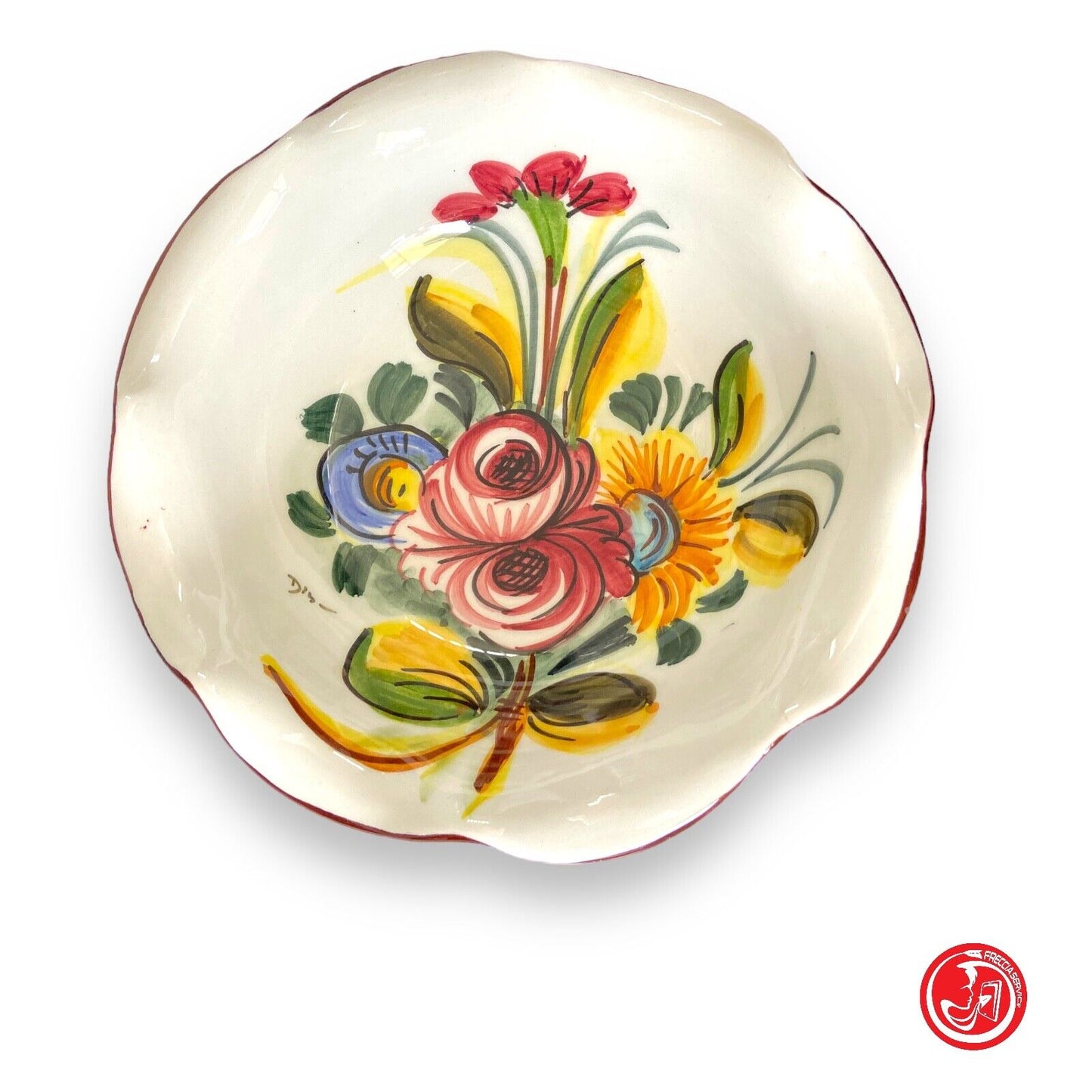 Bol en céramique peint à la main - Gr. An. Pininfarina 1997