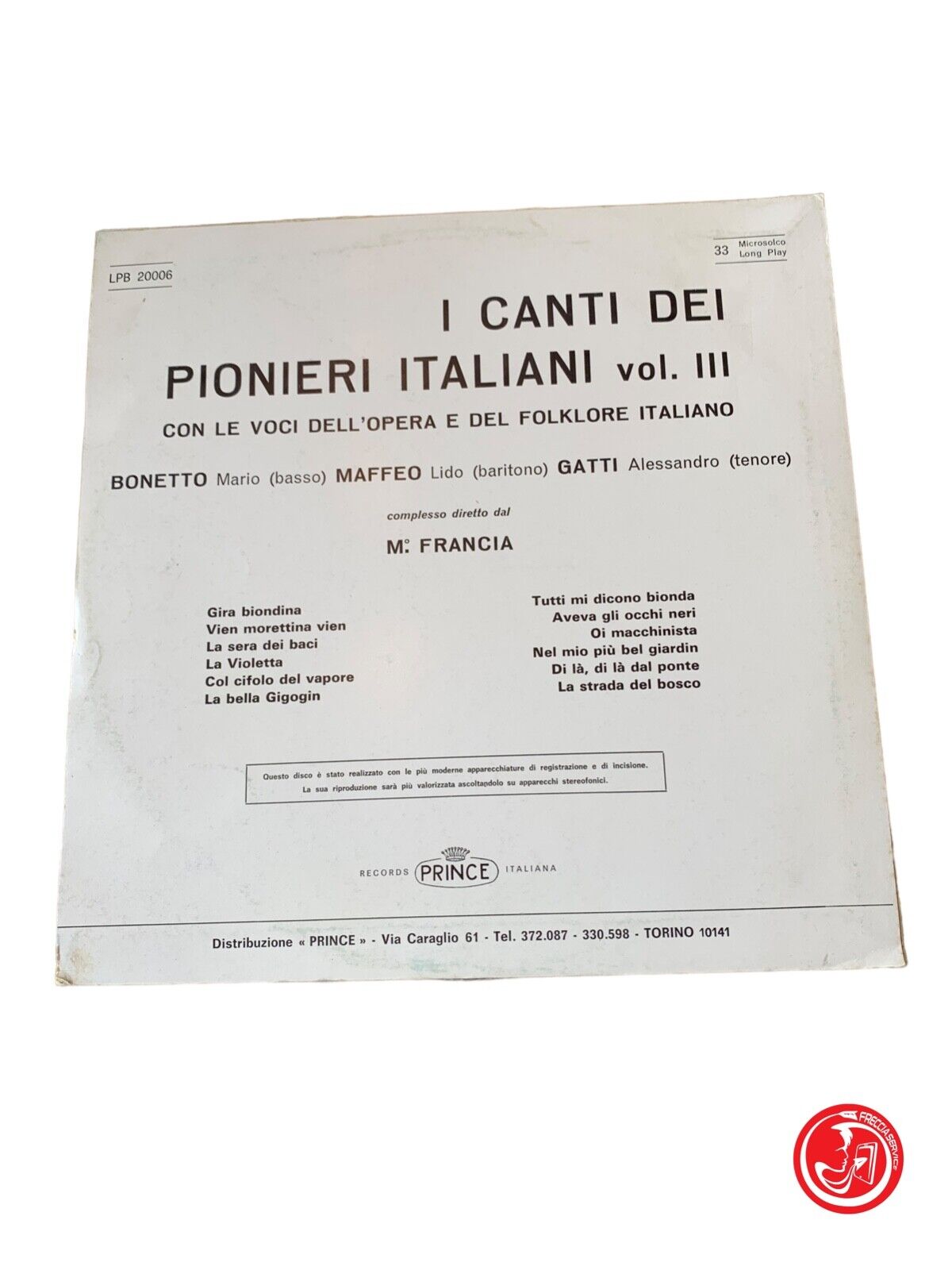 I Canti Dei Pionieri Italiani Vol.3