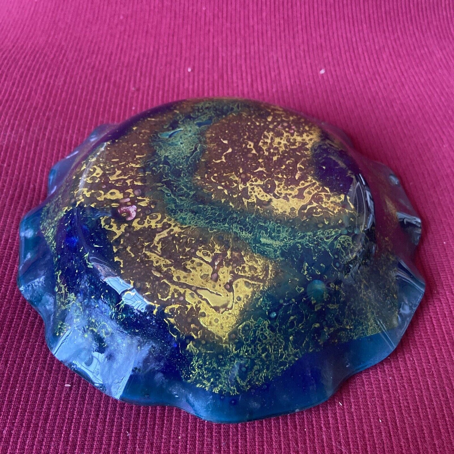 Soucoupe en Verre de Murano - Vert