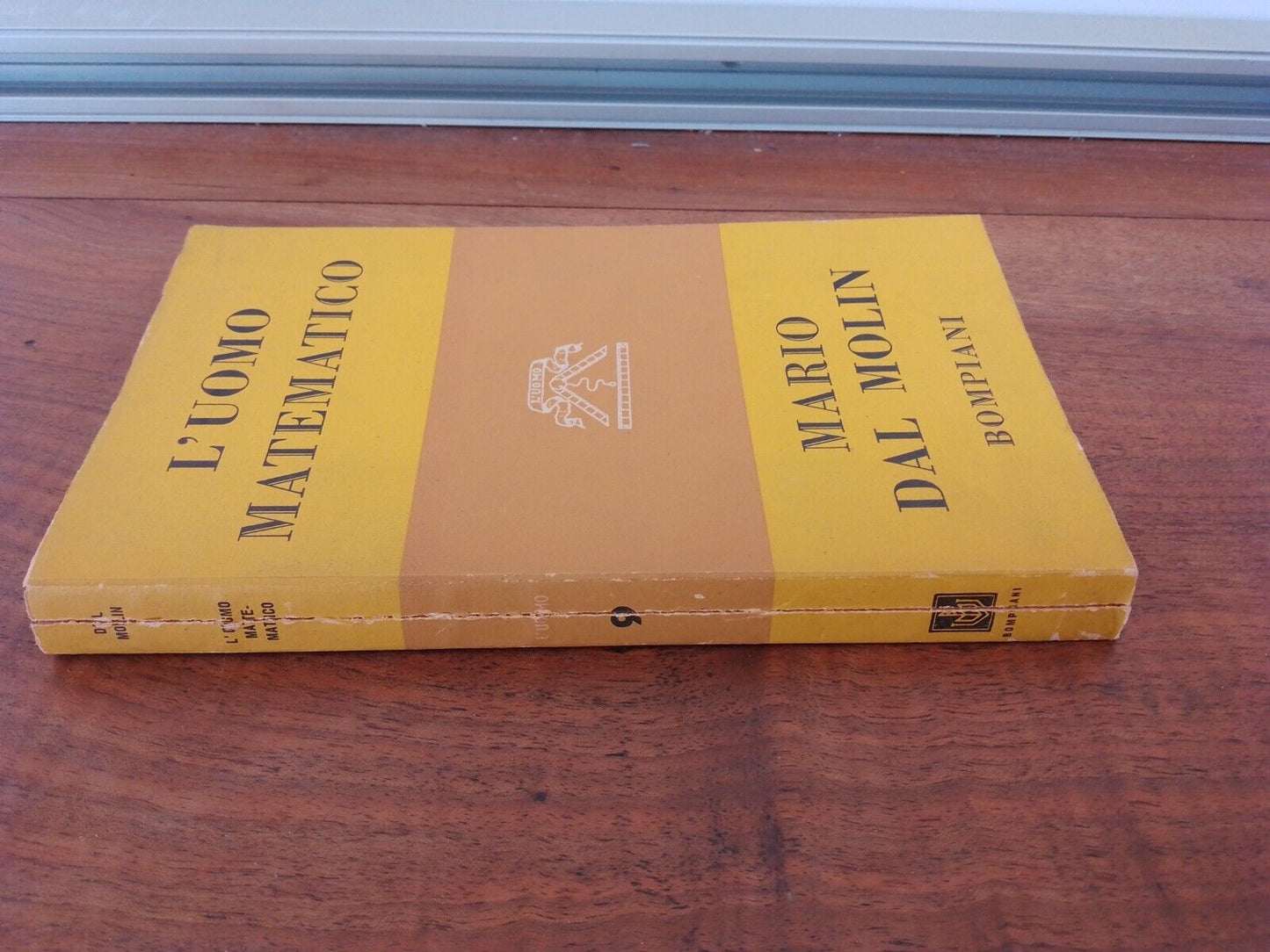L'uomo matematico - M. Dal Molin - ed. Bompiani 1952
