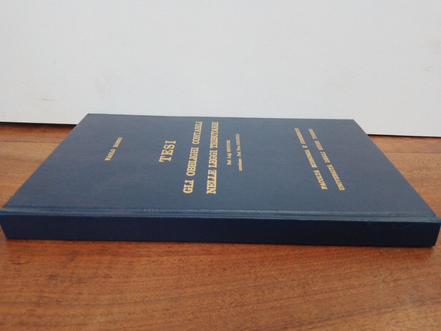 Thèse : Obligations comptables dans les lois fiscales, P. Rosso, Etudes Univ.