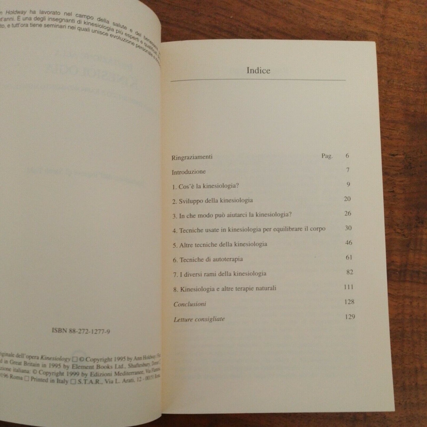 INIZIAZIONE ALLA KINESIOLOGIA, Ann Holdway, ed. Mediterranee