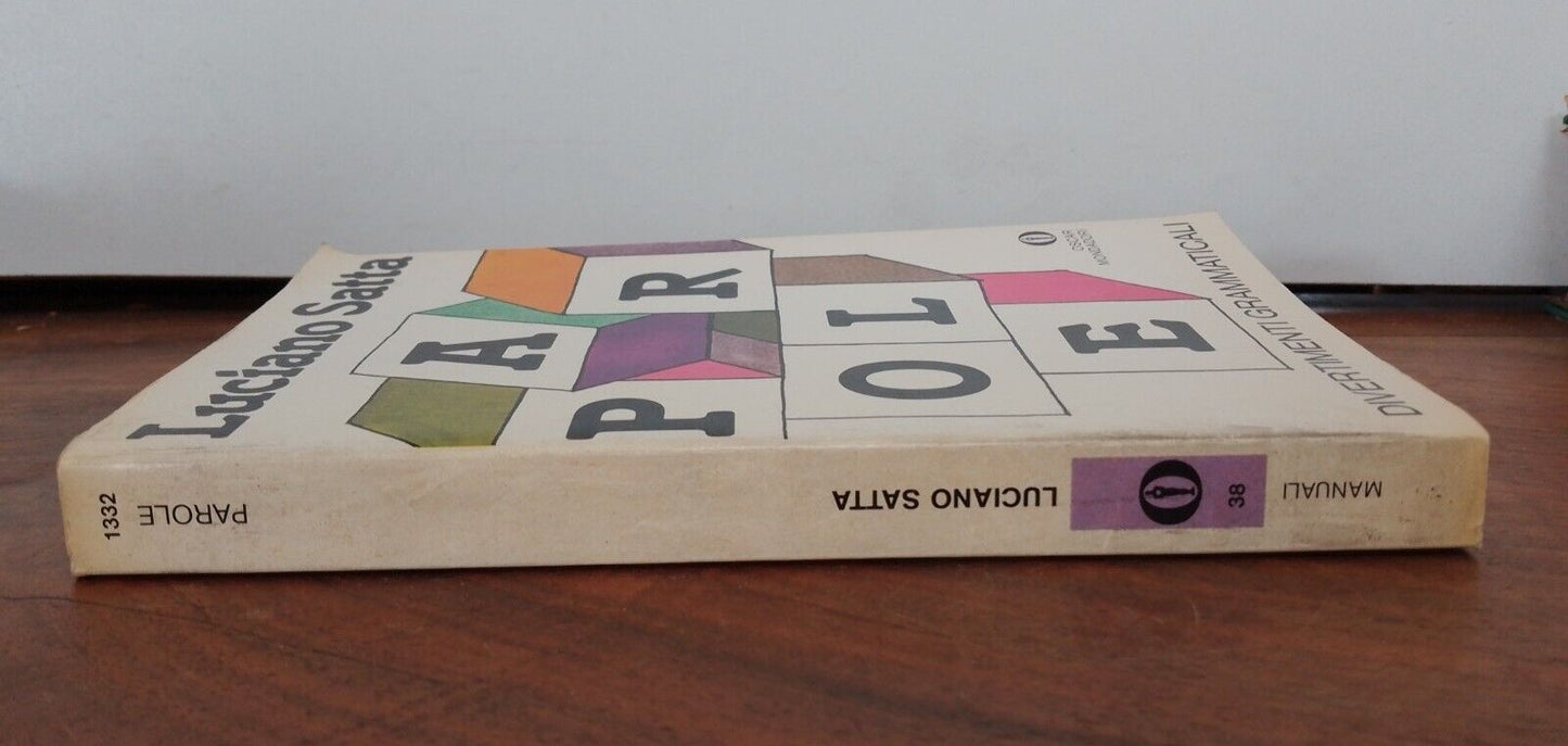 Parole Divertimenti grammaticali, L. Satta, Oscar Mondadori 1981