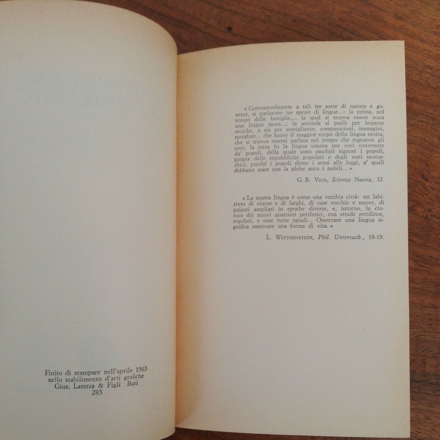 Tullio de Mauro, Histoire linguistique de l'Italie unie, Universale Laterza 1965
