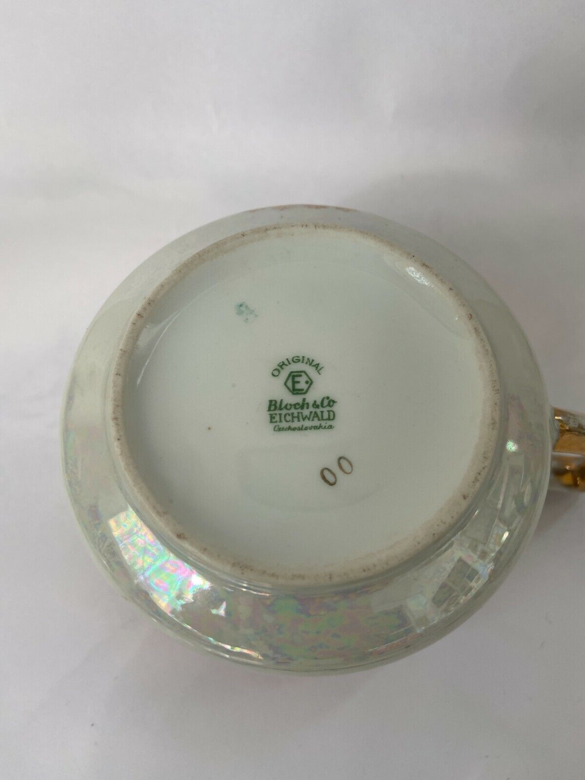 Art - Bloch&Co EICHWALD Czechoslovakia porcelain mug