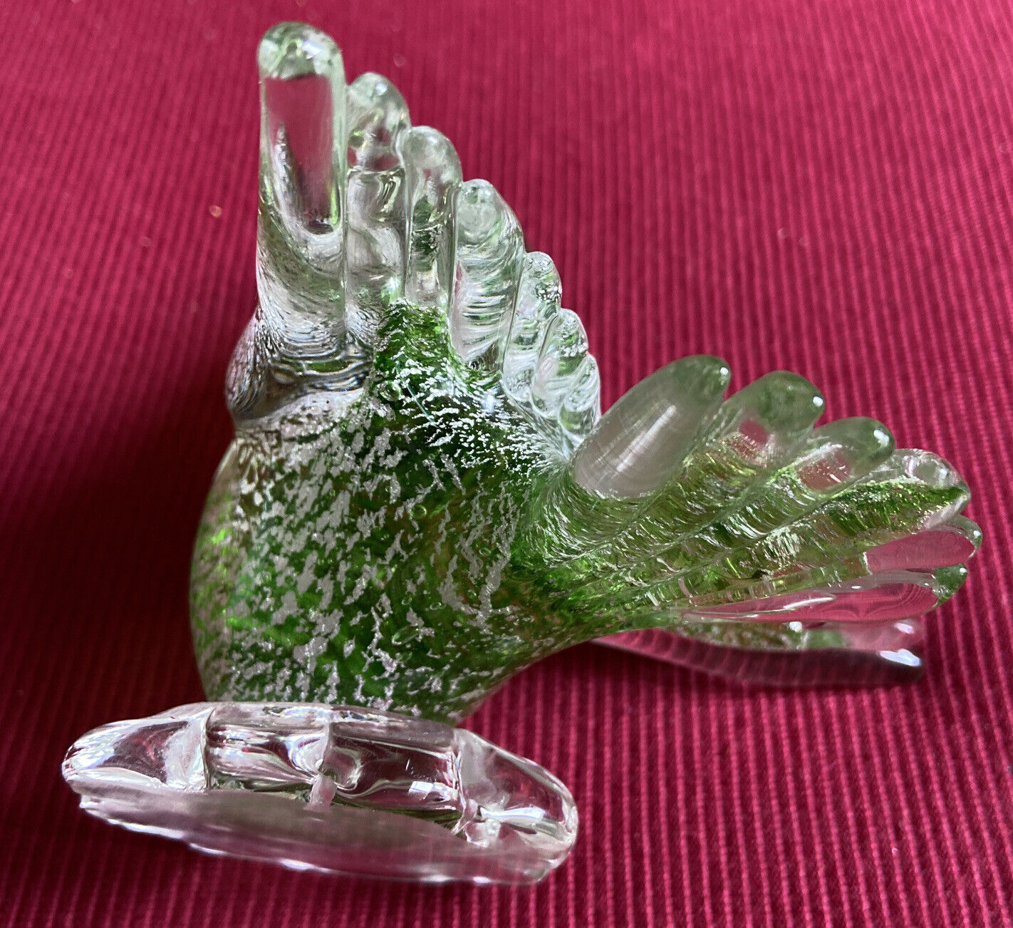 Blown glass bird