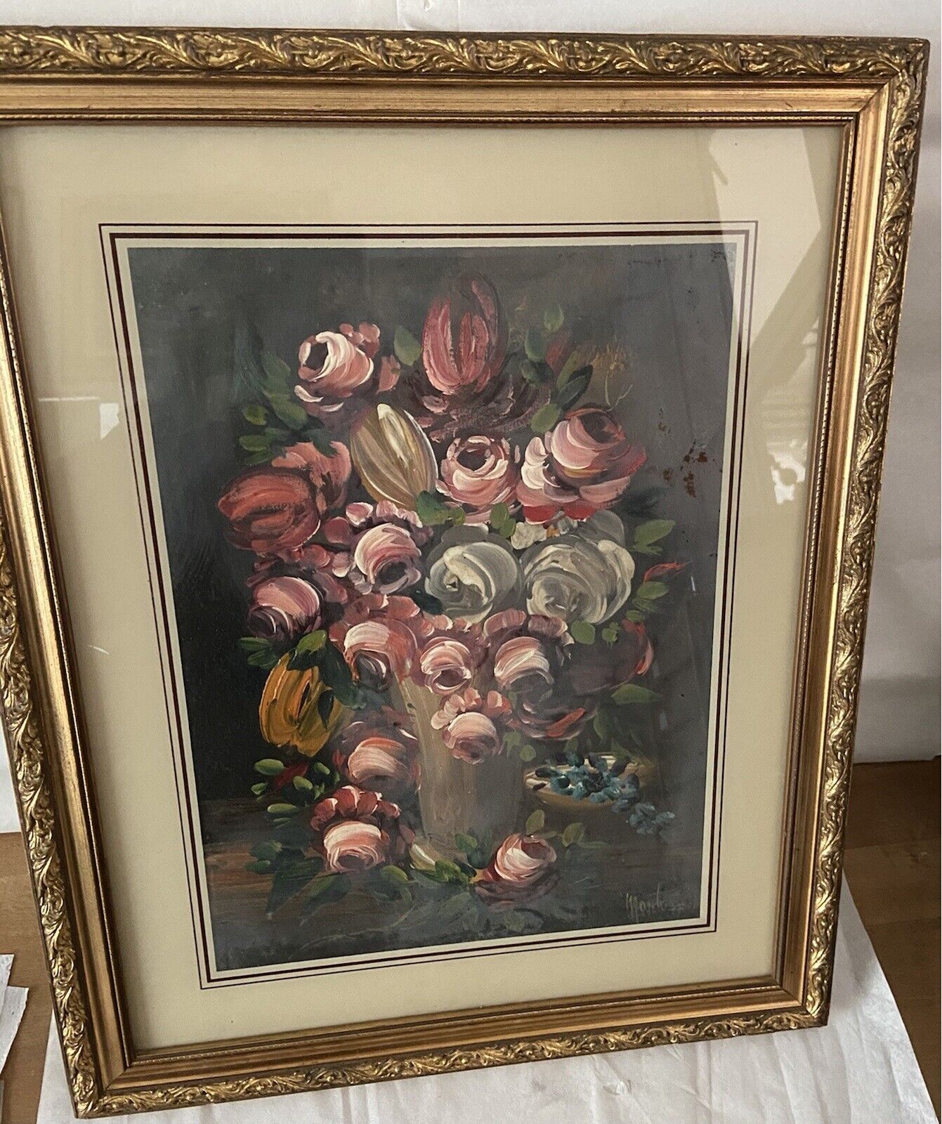 Quadro Dipinto A Mano Natura Morta