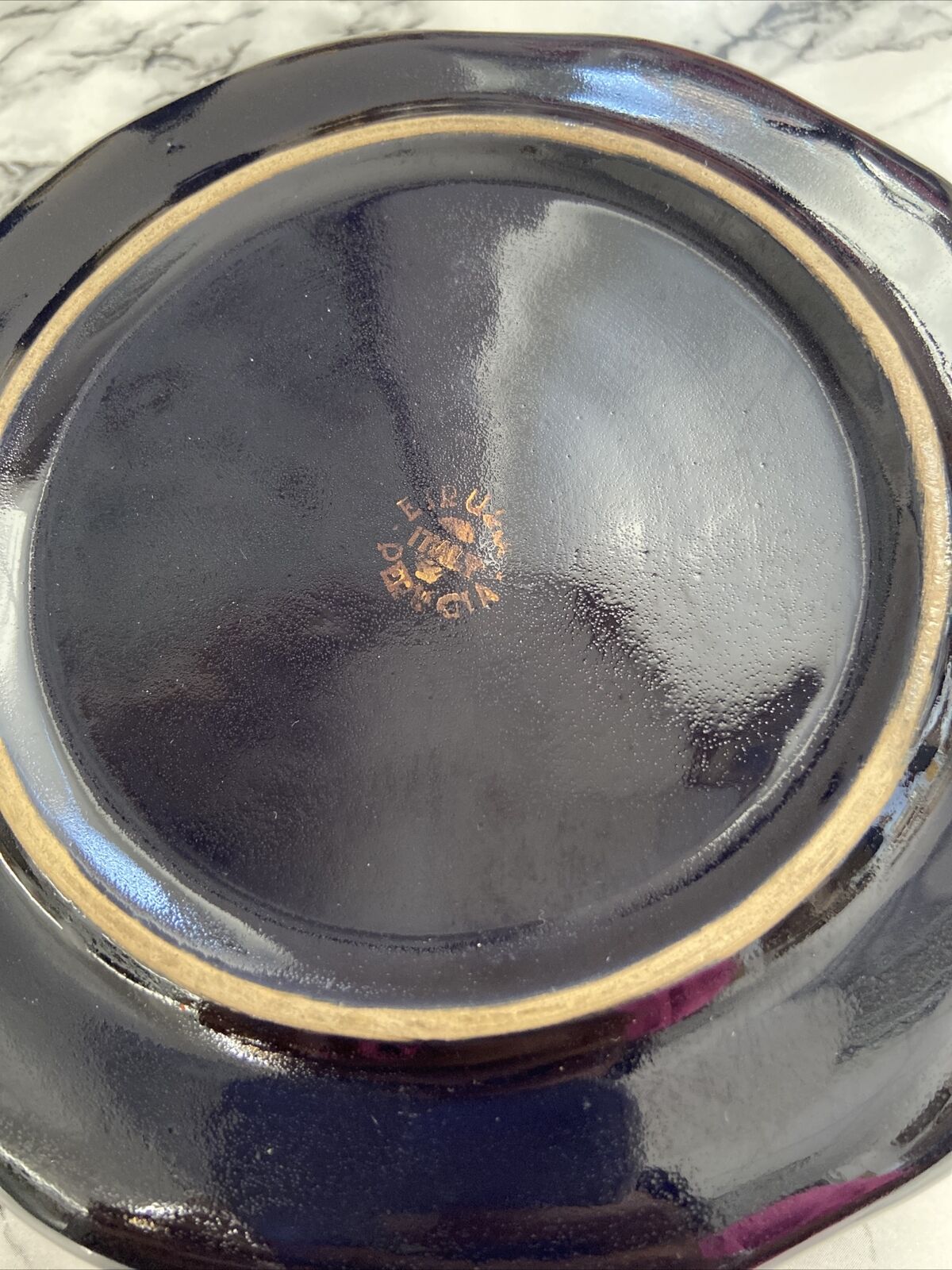 Ceramics Perugia / Gold-blue