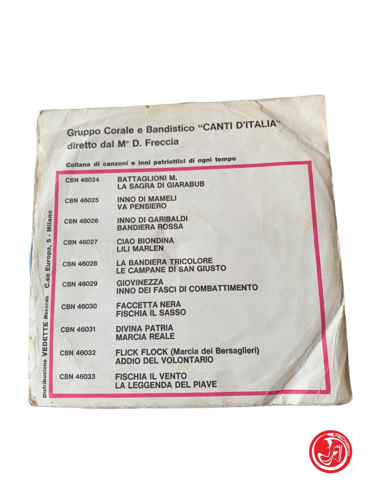 Groupe choral et groupe "Canti D'Italia" dirigé par Maestro D. Freccia