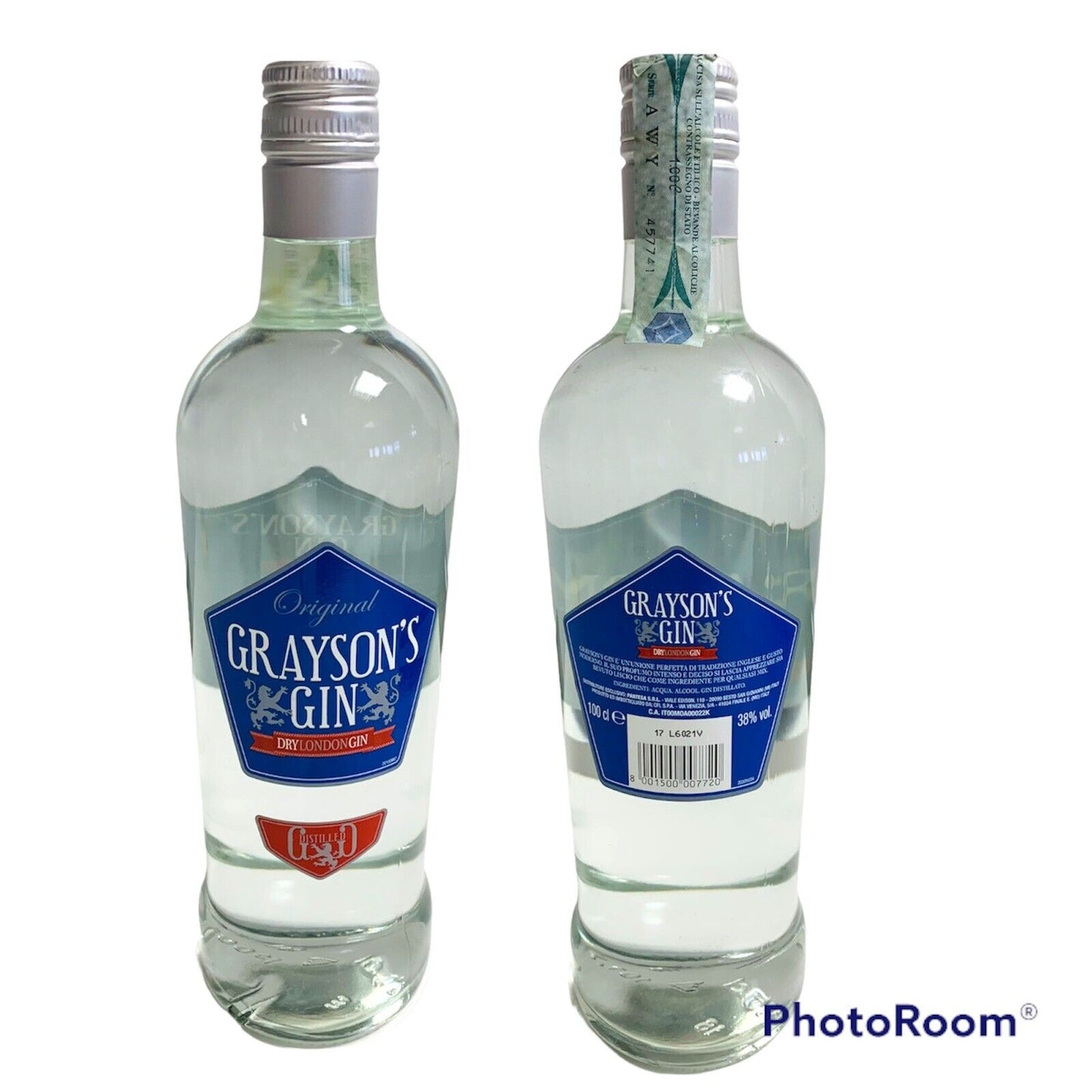 Bottoglia da collezione Grayson’s Gin Drylondongin