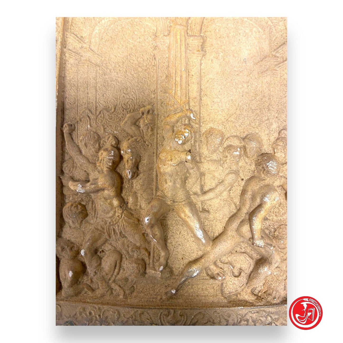Panneau de plâtre avec production en relief