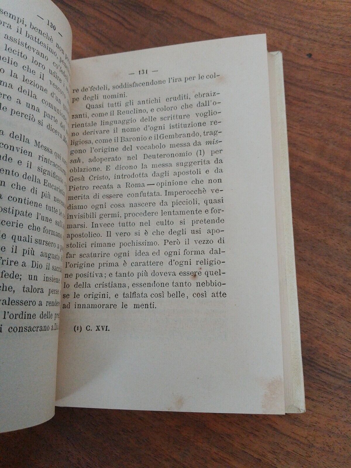 Storia del Battesimo, F. De Boni, Volume unico, 1865