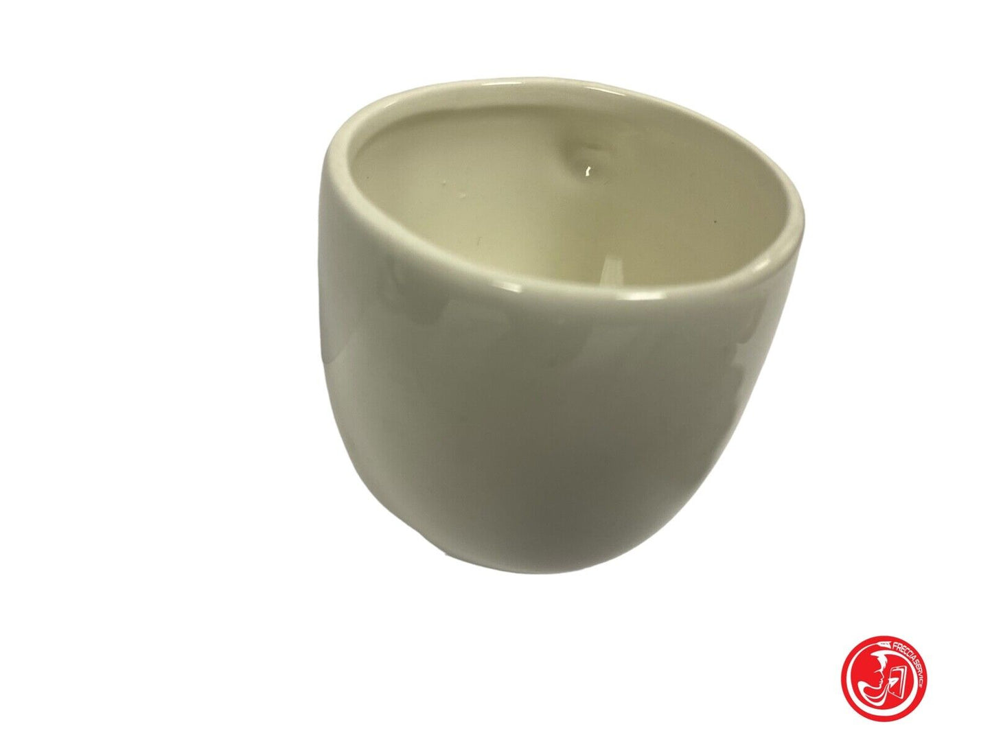 Pair of hand-shaped ceramic mugs