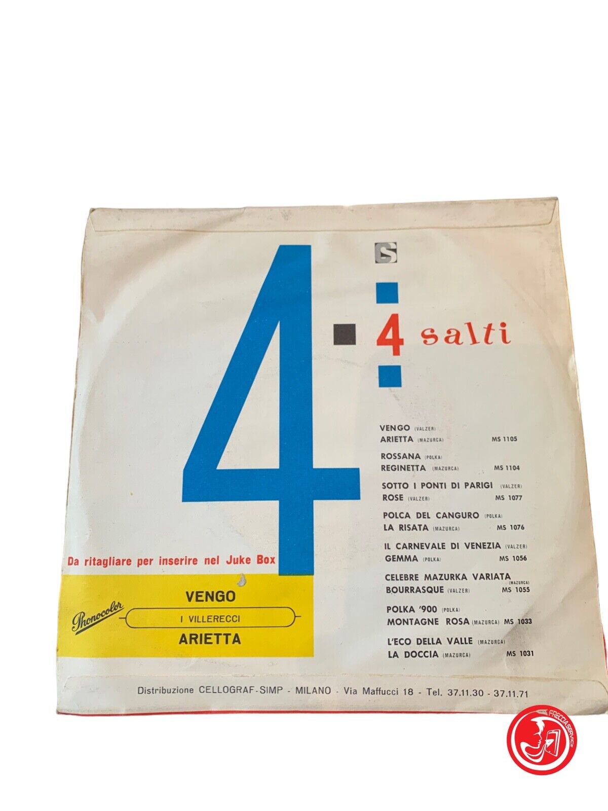 I Villerecci – Vengo / Arietta