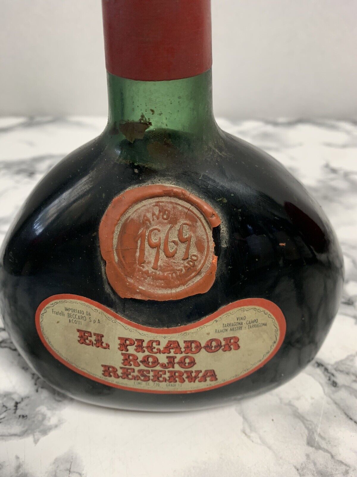 Bottiglia da collezione - El Picador Rojo Reserva 1969