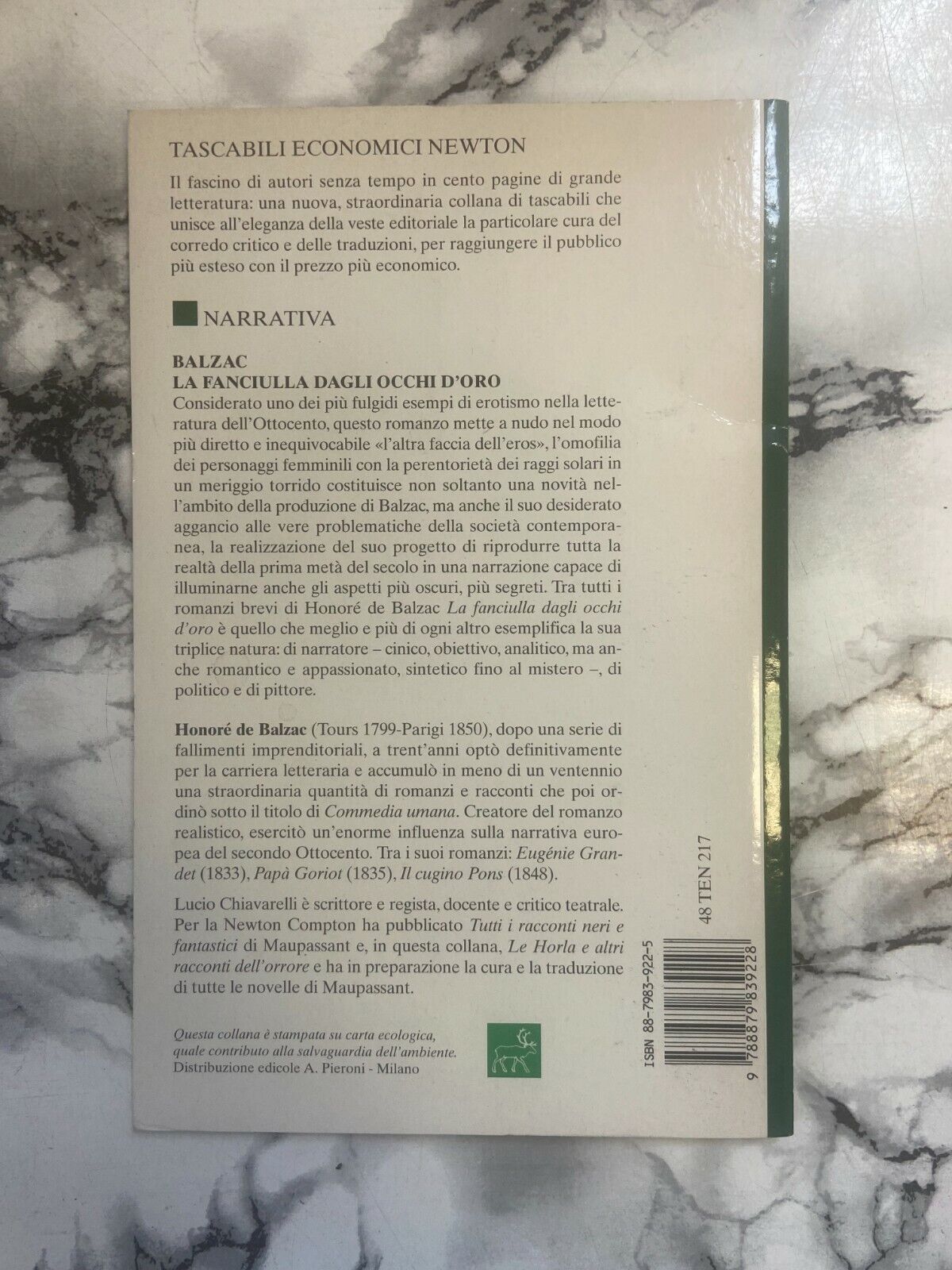 Libri - Balzac - La fanciulla dagli occhi d'oro