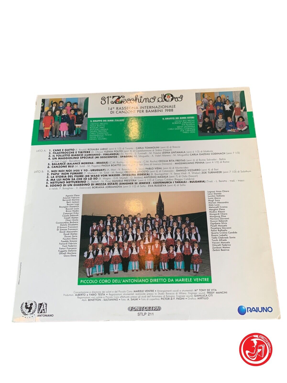 31ème Zecchino D'Oro - 14' Revue Internationale de Chansons Enfants 1988