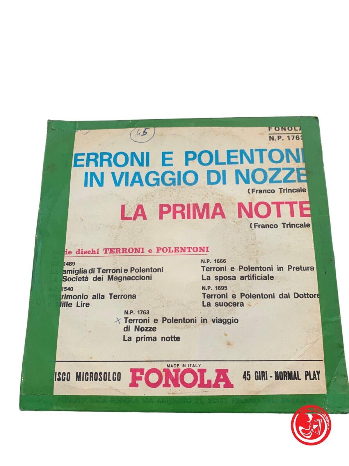 Franco Trincale – Terroni E Polentoni In Viaggio Di Nozze