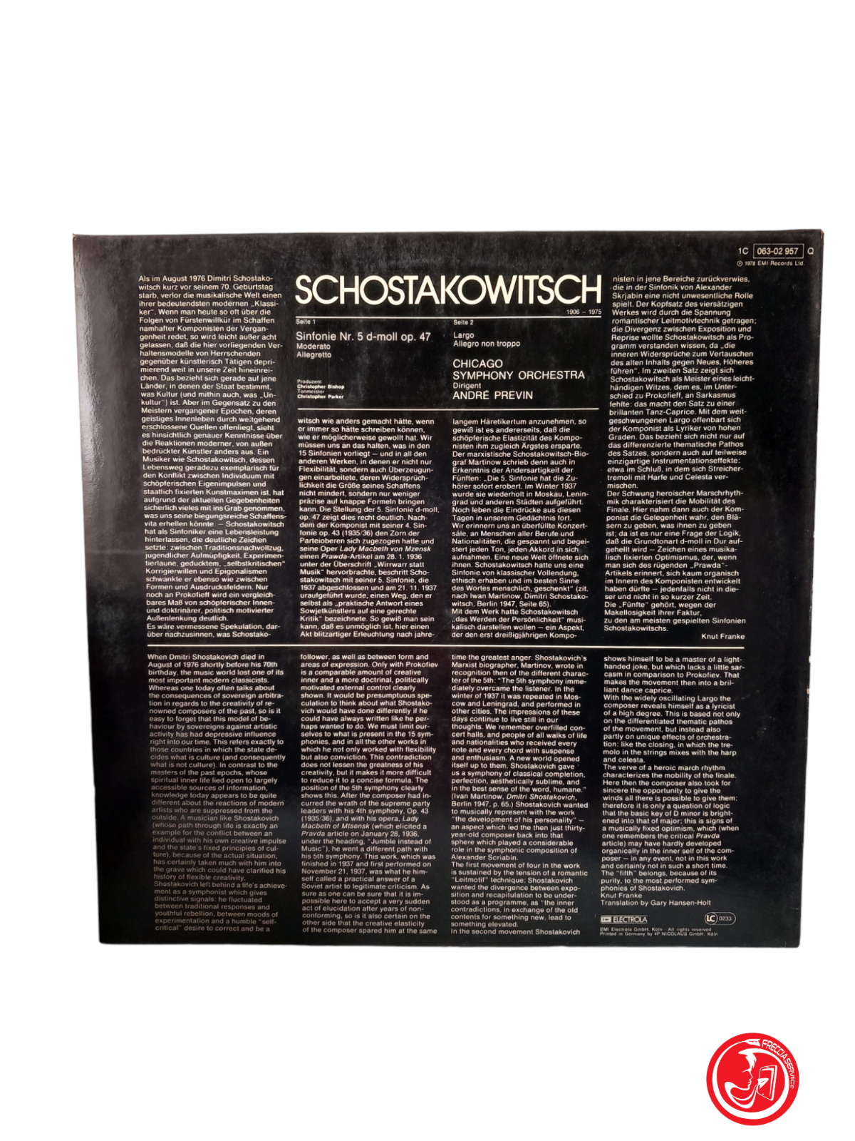 SYMPHONIE DE SCHOSTAKOWITSCH N°5