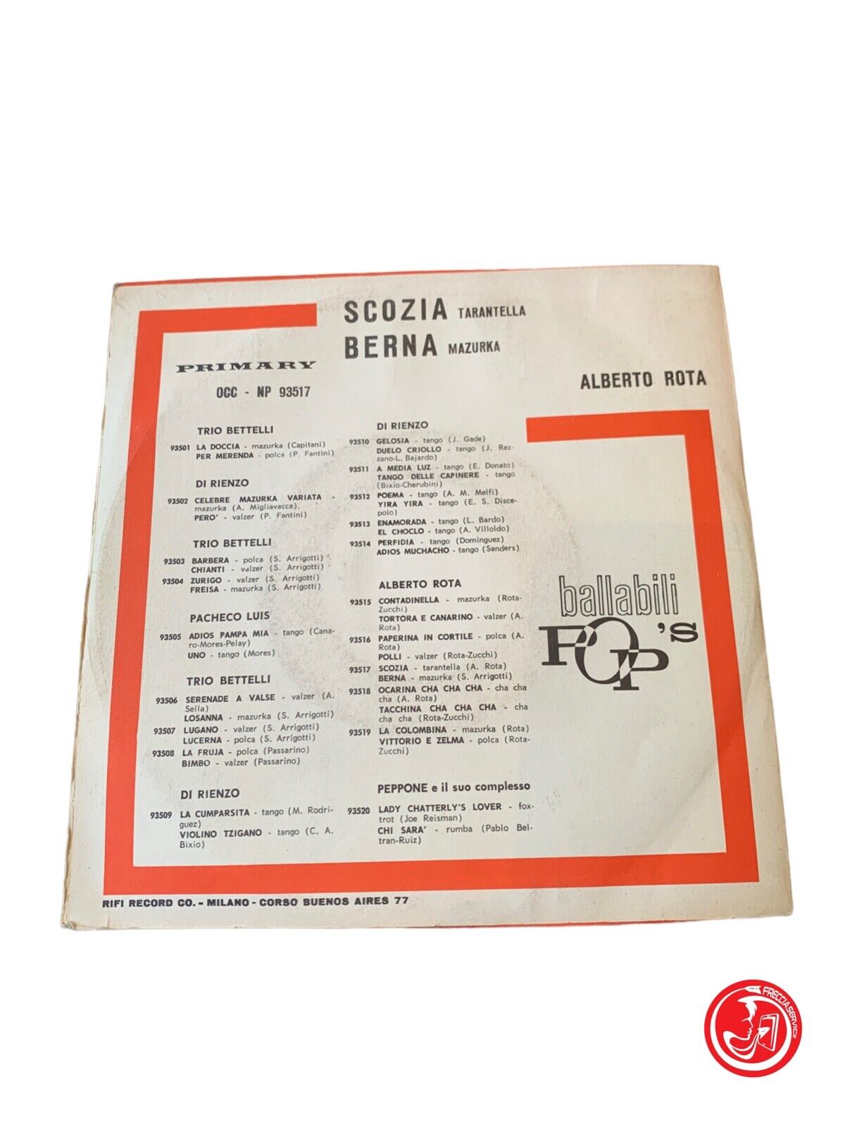 Trio Bettelli / Alberto Rota - Berna / Scozia