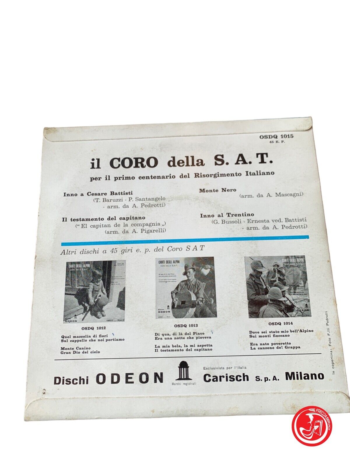 SAT Choir - For the First Centenary of the Italian Risorgimento