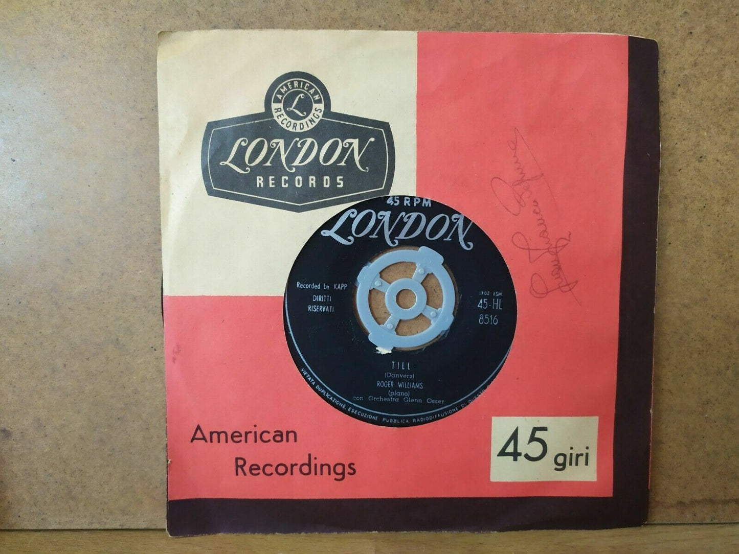 Roger Williams With Glenn Osser Orchestra* – Till / Big Town