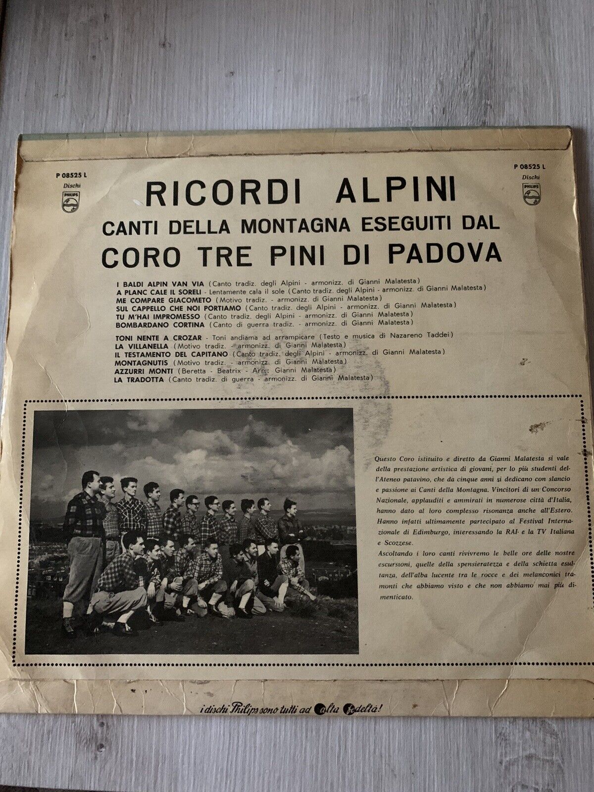 Ricordi alpini - coro tre pini di Padova