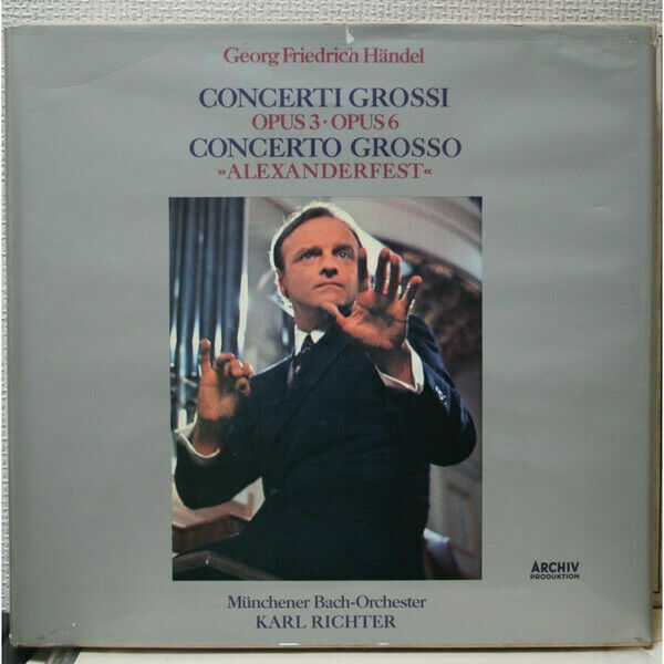 VINYLES X 6 GEORG FRIEDRICH HANDEL - CONCERTO GROSSO