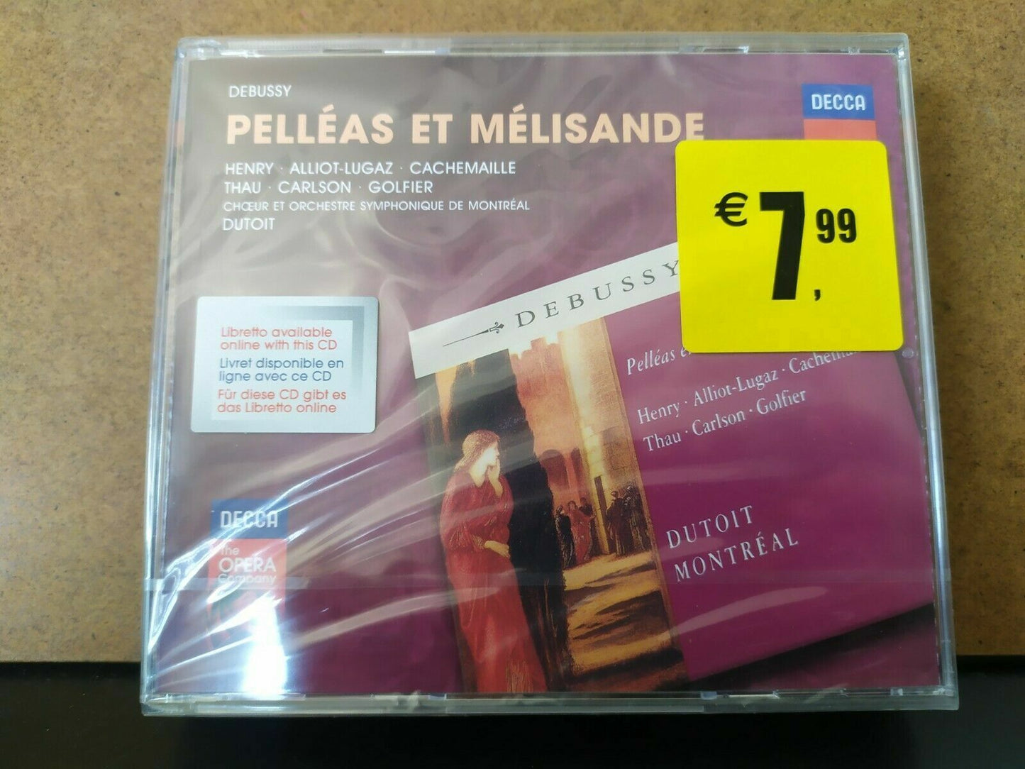 Debussy : Pelléas et Mélisande / Henry : Alliot-Lugaz / Cachemaille / OSM/DUTOIT