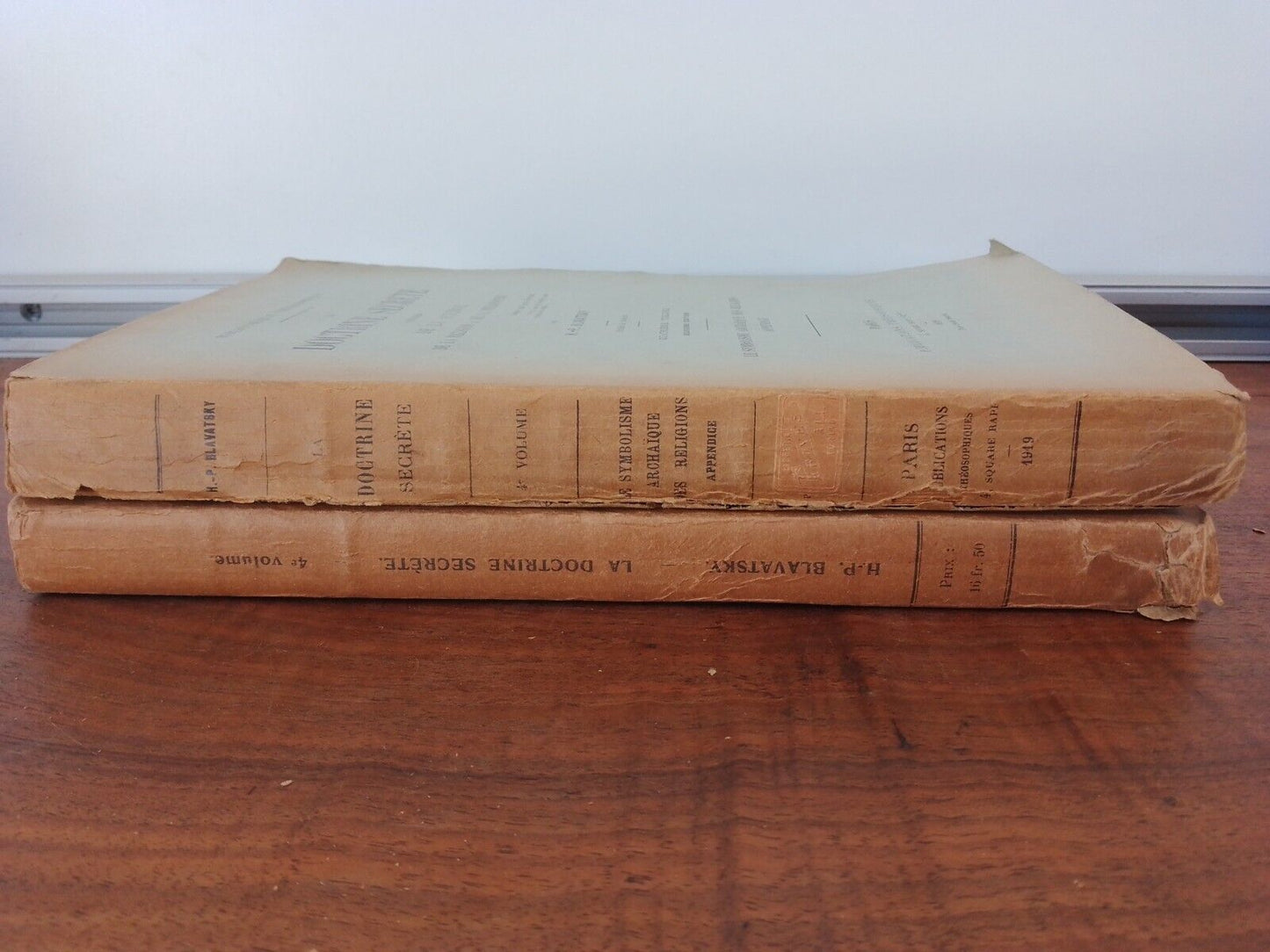La Doctrine Secrete - le symbolisme... 2 Vol.- H.P. Blavatsky - 1919-25 Raro