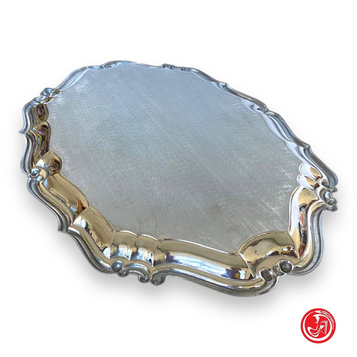 Elegante vassoio da portata Art Nouveau 44 x 30 cm