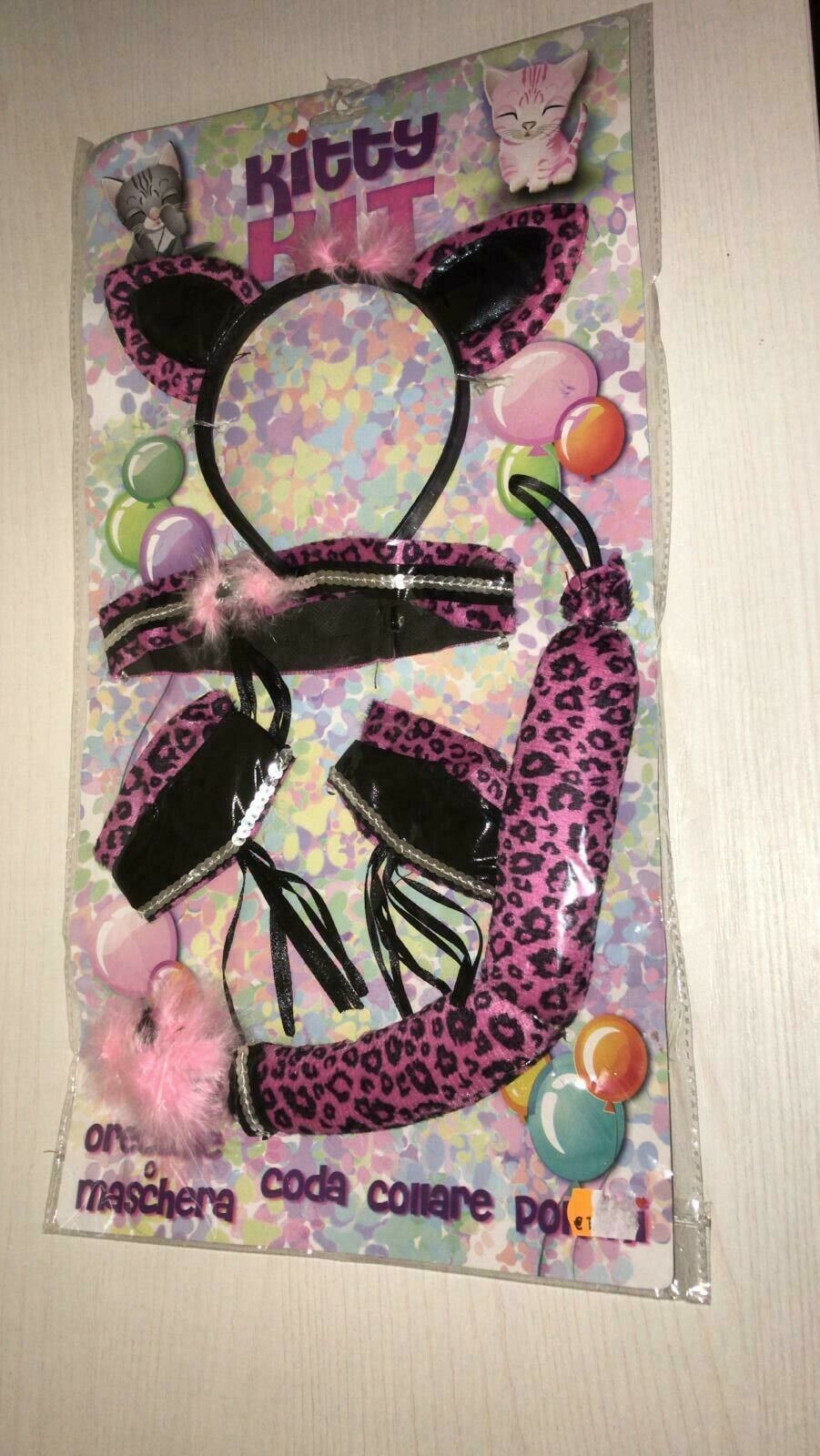 COSTUME LEOPARDO ROSA HALLOWEEN