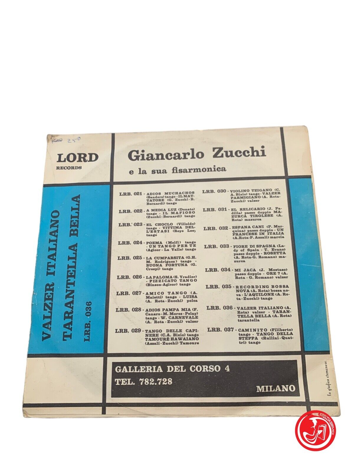 Giancarlo Zucchi - Valzer Italiano / Tarantella Bella