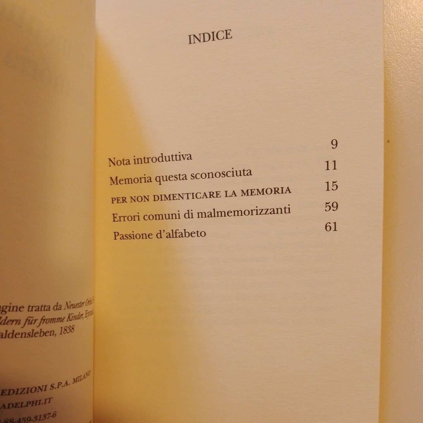 Per non dimenticare la memoria - G. Ceronetti, Adelphi ed., 2016
