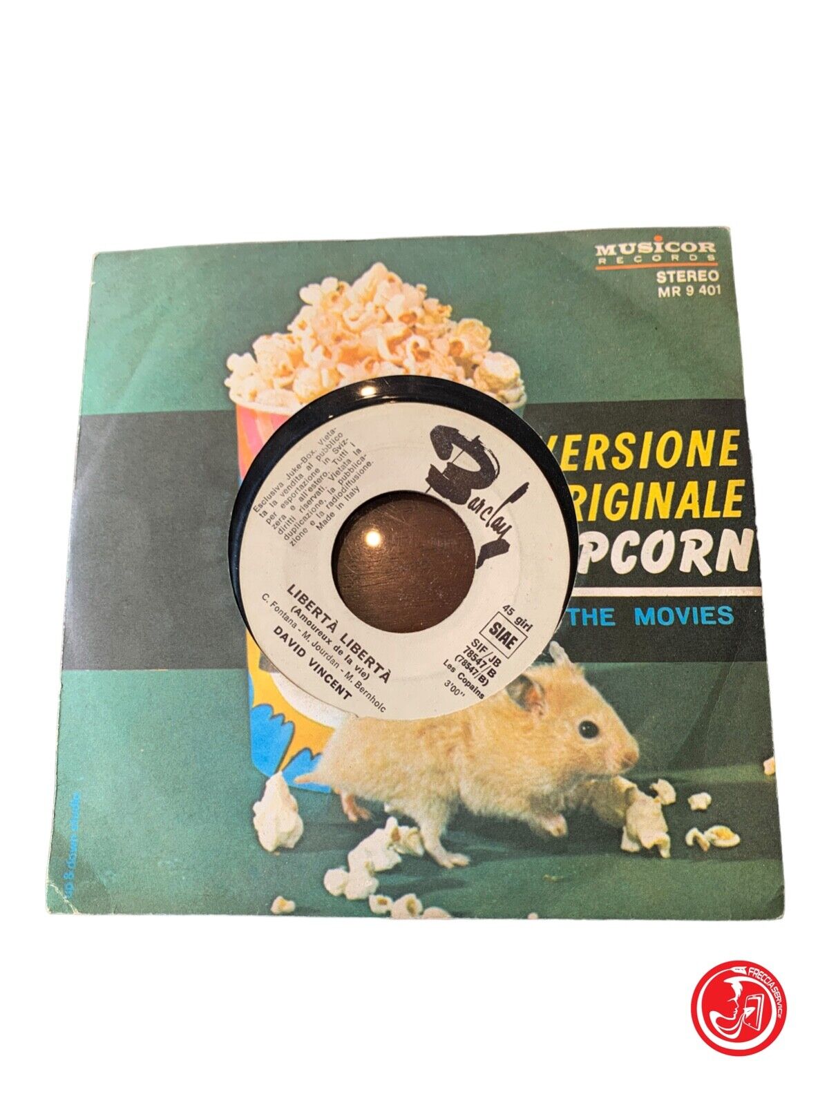 The Popcorn Makers / David Vincent – Popcorn / Freedom Freedom