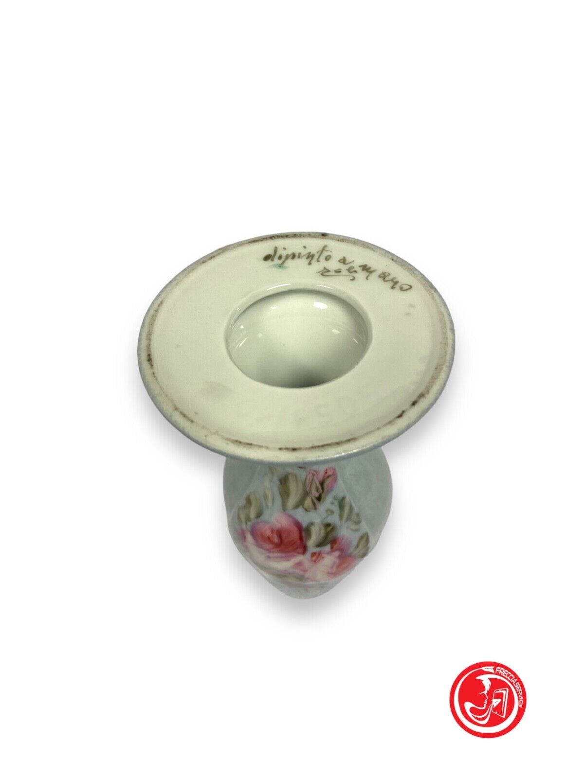 Porta candele in ceramica