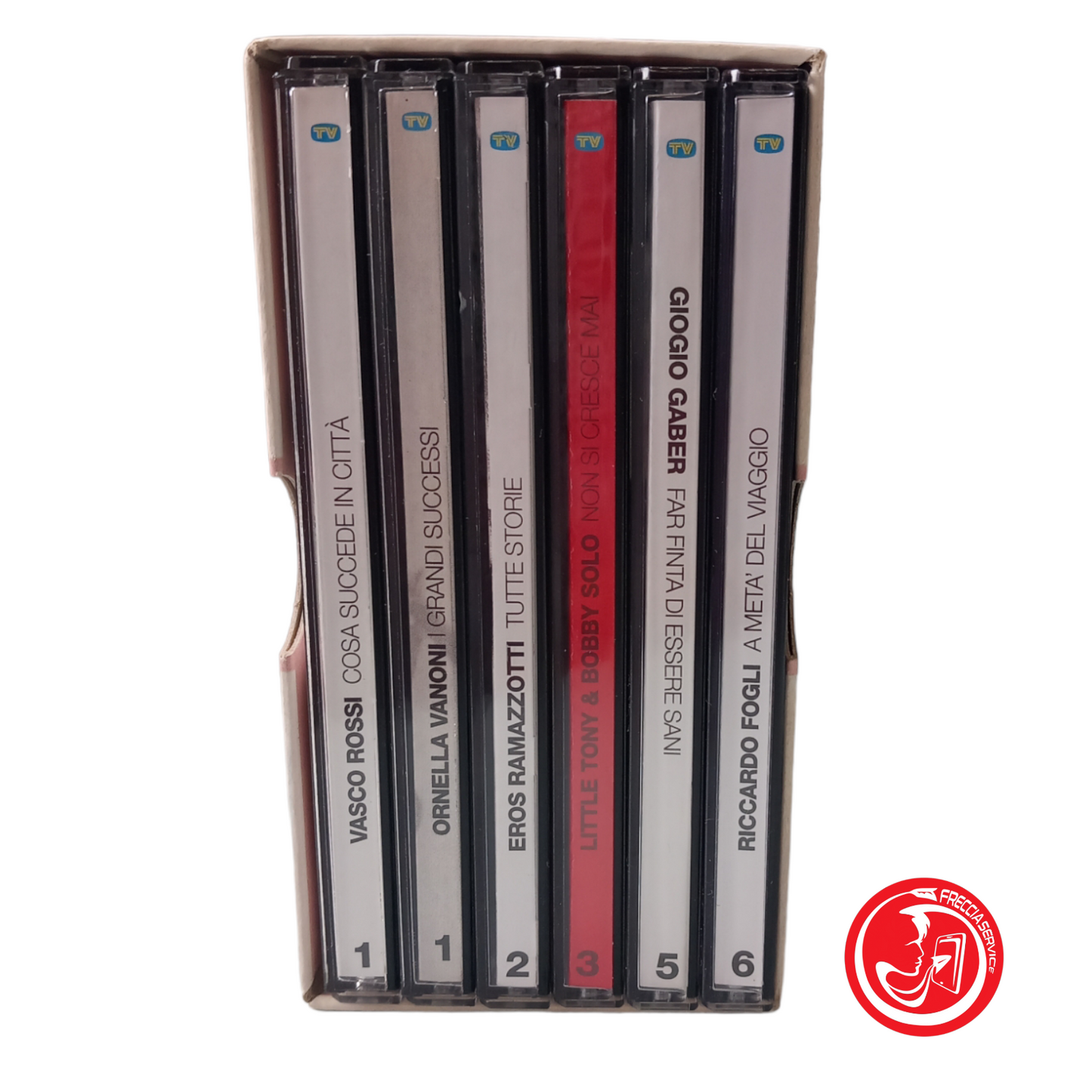 LES GRANDS ALBUMS : Rossi, Vanoni, Ramazzotti, Little Tony&Bobby Solo, Gaber, Fogli