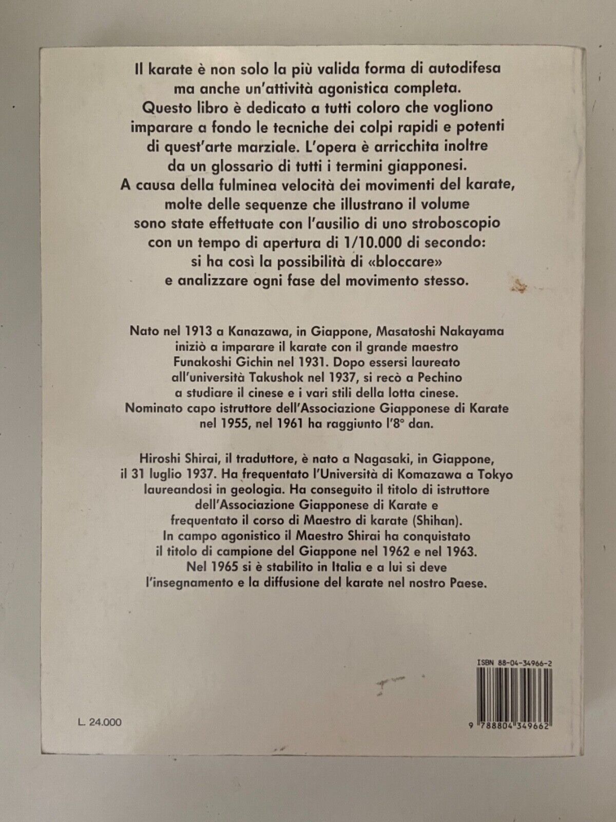 Libro Karatè - Mondadori